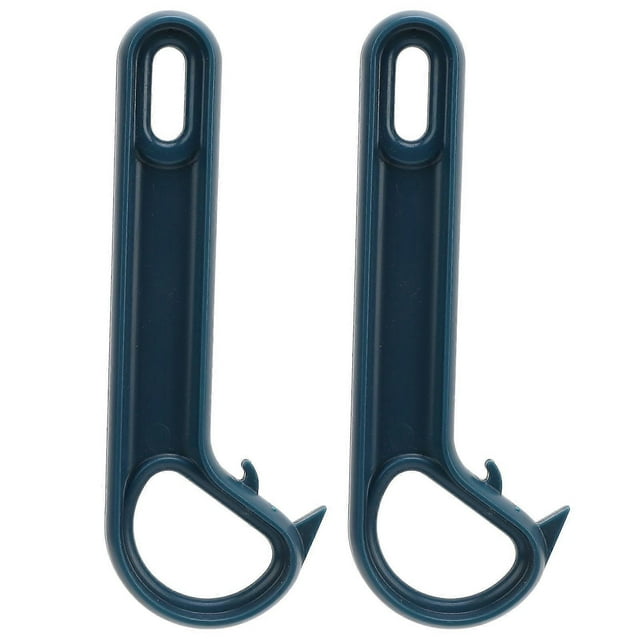 Lot de 2 ouvre-boîtes manuels à ouverture facile pour personnes âgées aux mains faibles, bleu
