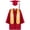Red, variant on Hiijoy Kids Kindergarten Preschool Graduation Shawl Tassel Gown Hat Outfits, Sizes 4-6Y