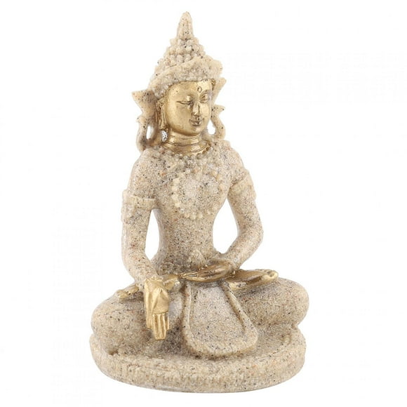 Decoración de Buda, estatua de Buda sentado meditando Estatua de Buda Artesanía de Buda Integración perfecta