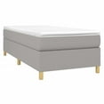 thumbnail image 3 of vidaXL Bed Frame Platform Bed Mattress Foundation Bedroom Furniture Fabric, 3 of 8