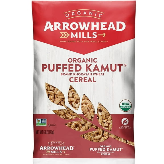 Arrowhead Mills Organic Puffed Kamut Cereal 6 oz Pack of 4