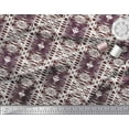 thumbnail image 3 of Soimoi Cotton Cambric Fabric Check & Geometric Decor Fabric Printed Yard 42 Inch Wide, 3 of 5