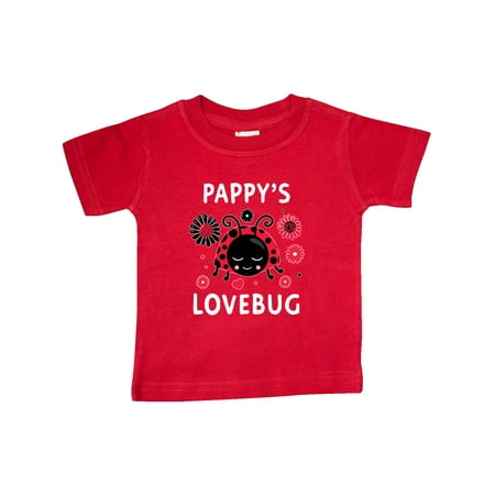 

Inktastic Valentine s Day Pappy s Lovebug Gift Baby Boy or Baby Girl T-Shirt