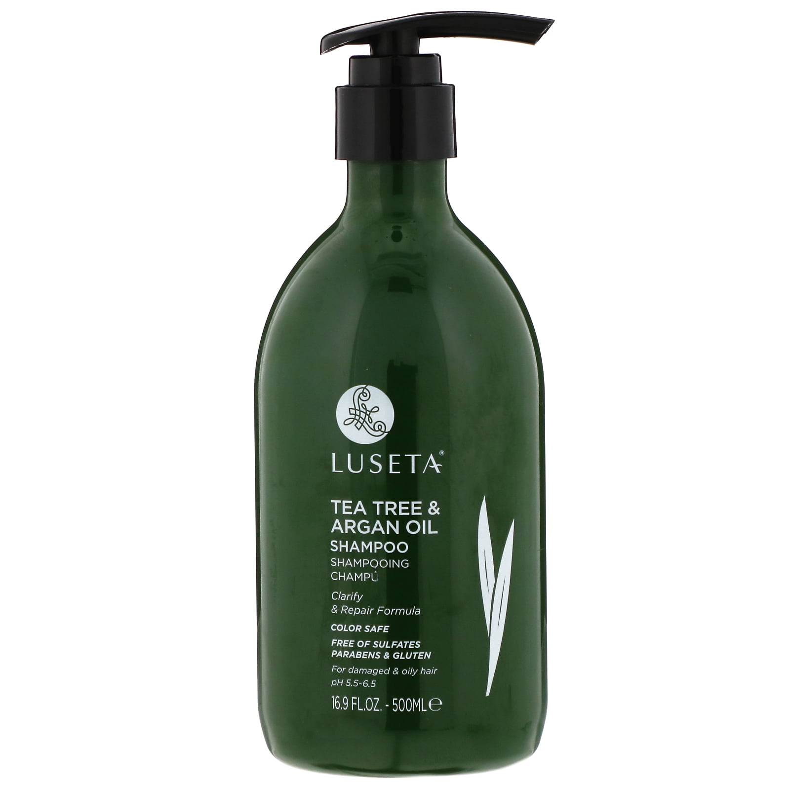 Luseta Beauty Tea Tree & Argan Oil, Shampoo, 16.9 fl oz (500 ml