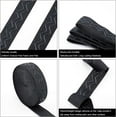 thumbnail image 4 of 5 Yards 20mm Wide Non-Slip Elastic Ribbon Wave Silicone Elastic Gripper Band Tape Stretch Rubbers Elastic Straps Belt Waistband for DIY Garment Sewing Crafts Sports Shorts Black Black, 4 of 9