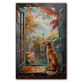 thumbnail image 3 of Canvas Wall Art for Living Room - Saluki Dog Poster Print Vintage Home Decor Pets Oil Painting Autumn Room Decor, 3 of 6