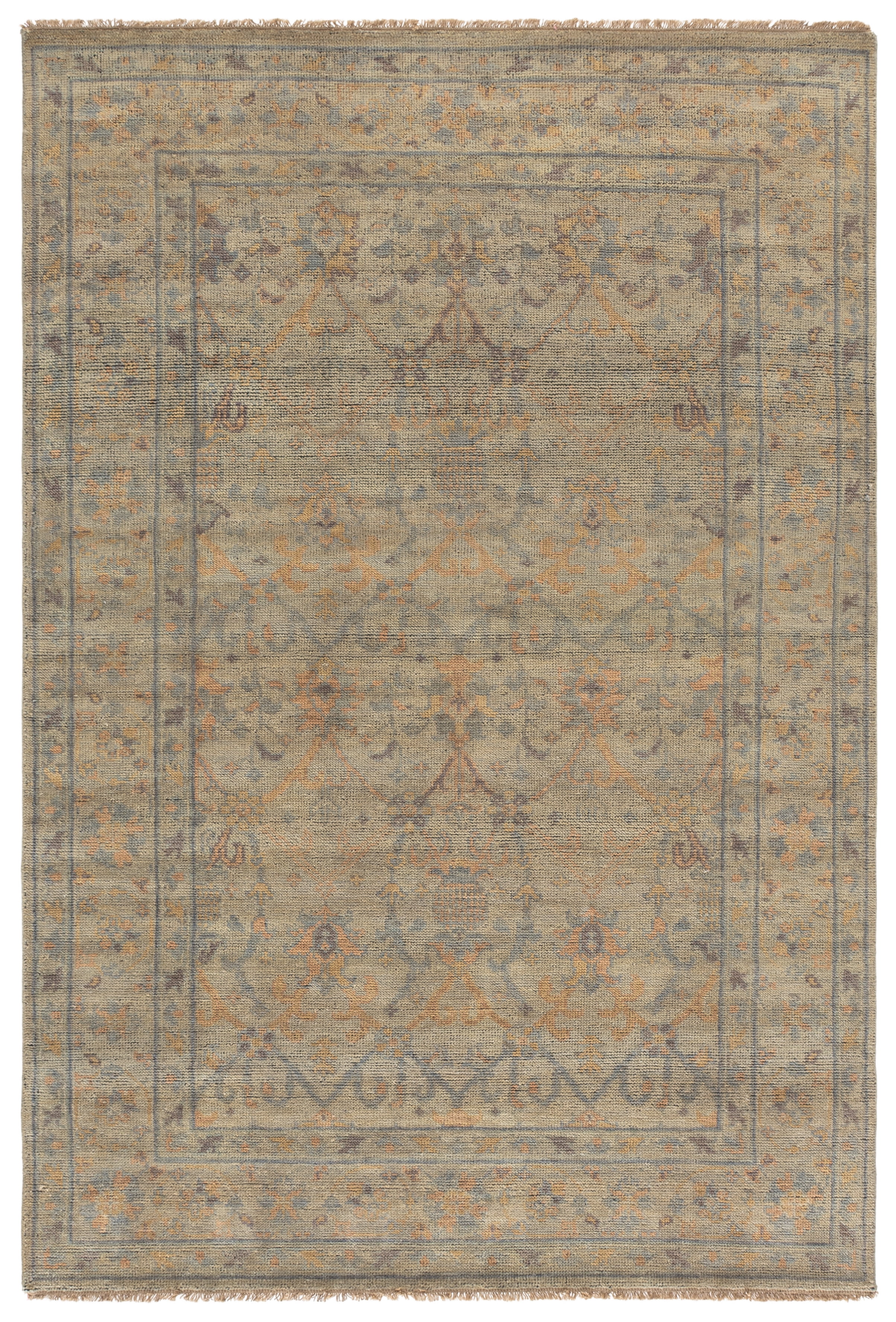 Safavieh Izmir Rodina Floral Area Rug, Gray/Rust, 6' x 9'