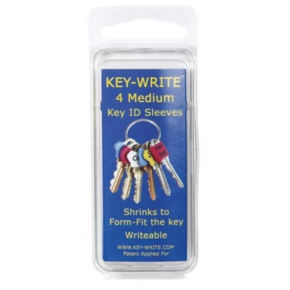 Key-Write 040101 Medium Heat Shrink Key ID Sleeves