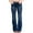 Blue2, variant on WMTBSRSW Bell Bottom Jeans for Women Trendy Low Waisted Wide Leg Denim Pants Stretchy Jeans Flare Leggings with Pockets Y2k Jeggings