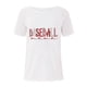 thumbnail image 3 of Blusa con estampado de cuello Rounk informal para mujer con estilo, camiseta de manga corta ahuecada, Tops de verano OAVQHLG3B Store  lin121212, 3 of 4