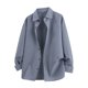 thumbnail image 1 of Ceisia Men's Oversize Turn-Down Collar Small-Check Polyester Long-Sleeve Shirt Gift, 1 of 6