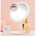 thumbnail image 1 of Makeup Mirror with 56 LED Lights 3 Color Lighting 5X Magnifying, 1 of 5