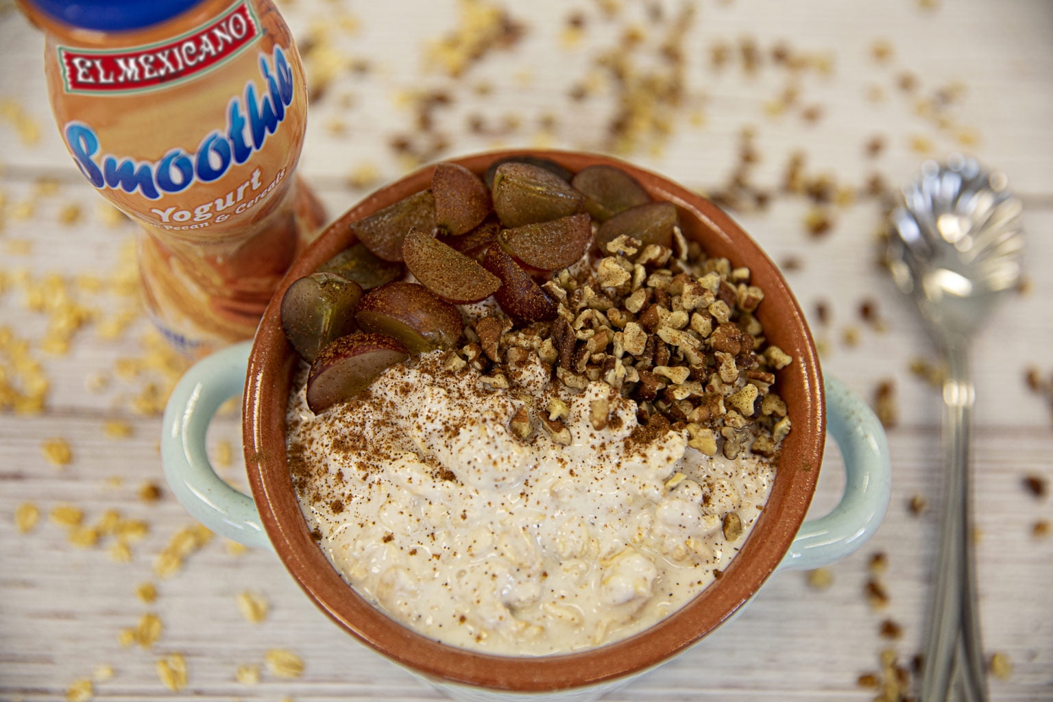 El Mexicano Saborico, Pecan Smoothie Yogurt Drink 7 fl oz Bottle