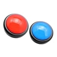 thumbnail image 2 of 2Pcs Game Answer Buzzer Electronic Responder Toy Digital Responder Big Buttons with Lamp without Battery (Red  Blue), 2 of 6