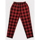 thumbnail image 3 of Pijamas de Franela a Cuadros de Algodón, Pantalón Largo con Bolsillos, Corte Recto para Mujer, 3 of 8