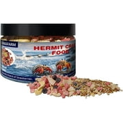 Fruity Buffet Blend Diet, 4.4 oz Food for Hermit Crab, All Natural Hermit Crab Food, High Protein & Nutrient Blend Diet of Oats, Blueberries, Strawberry, Banana Mix for Hermit Crabs