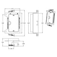 thumbnail image 2 of Arlington LVS1 Screw On Single Gang Low Voltage Mounting Bracket (10/pack), 2 of 3