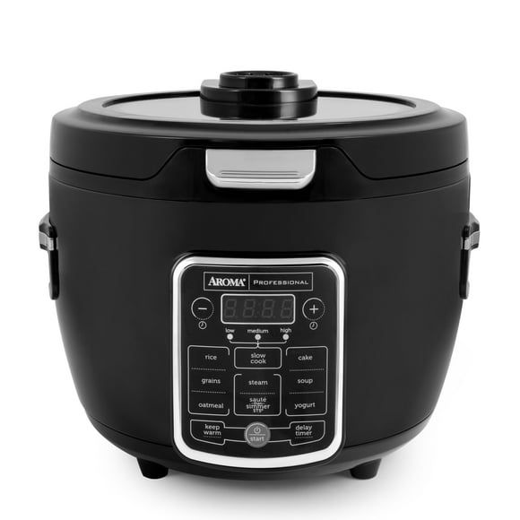 Aroma Couvercle en Verre Tactile Professionnel, Cuiseur Vapeur pour Aliments, Mijoteuse, Multicuiseur avec 11 Fonctions Préréglées, Plateau Vapeur, Tasse à Mesurer, Spatule à Riz, 20 Cuissons