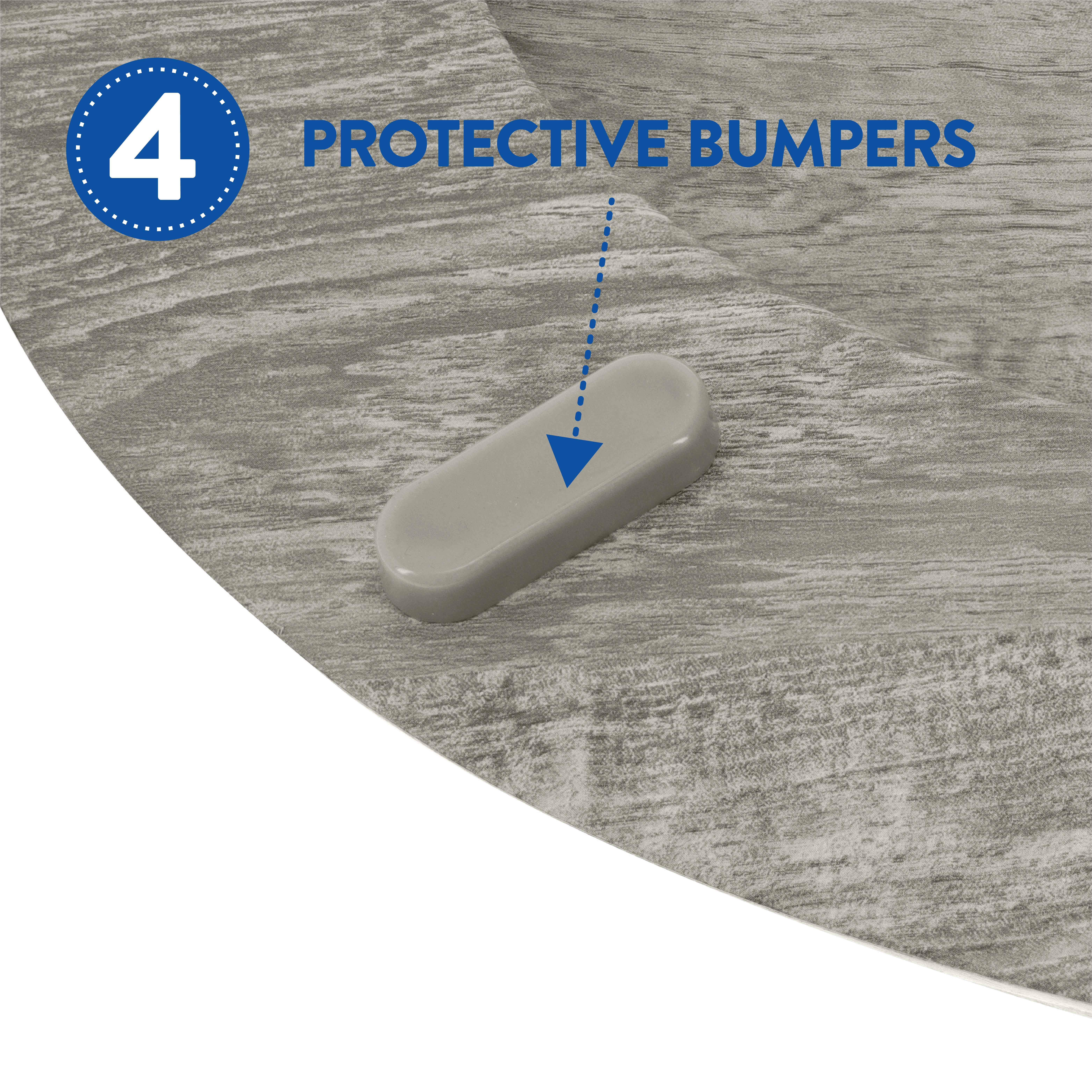 Home+Solutions Round Distressed Wood Decorative Toilet Seat, Gray