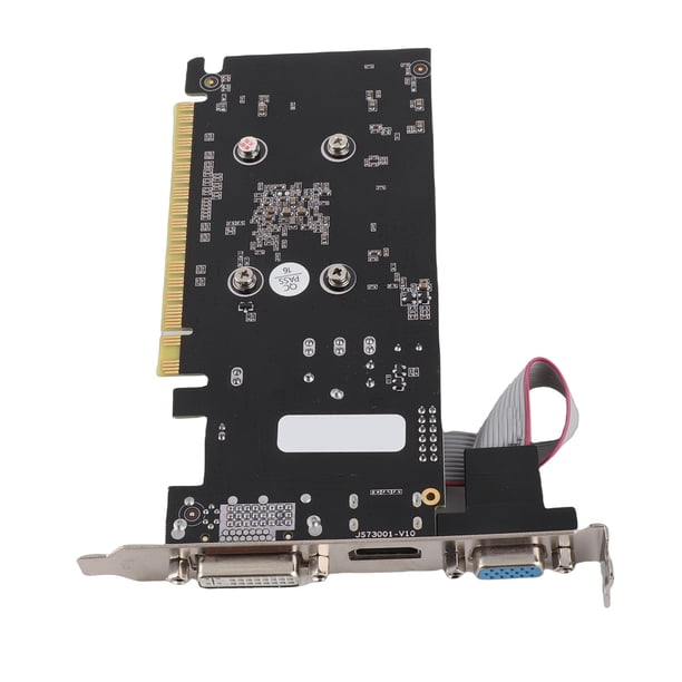 Tarjeta De Video Para Juegos, Tarjeta Gráfica De Escritorio PCI Express X16 3.0 De Perfil Bajo Con Salida DVI HD VGA De 4 GB Para Chasis