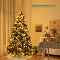 thumbnail image 1 of Gymax 6 FT Pre-lit Snow Sprayed Christmas Tree Artificial Xmas Tree w/ 8 Lighting Modes, 1 of 10