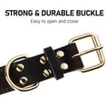 thumbnail image 6 of Genuine Leather Dog Collar, Heavy Duty Wide Dog Collar for Small,Medium, Large and Extra Large Dog, 6 of 7