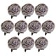 thumbnail image 2 of Cabeza de flor de peonía artificial de seda de 10x5 cm para decoración de pared, ideal para bodas, fiestas en el hogar o como fondo decorativo. gris púrpura, 2 of 9