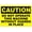 Warning Sign 4, variant on Caution Do Not Enter When Machinery is in Use Spanish Sign, 8"x12" Aluminum Metal Tin Plate, Safety Restriction Alert Warning Notice