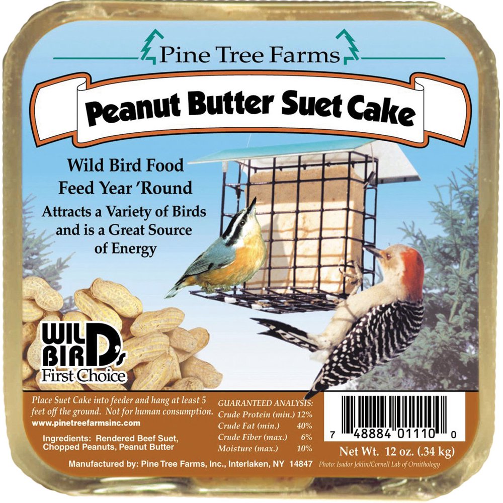 SUET CAKE PEANUT BUTTER 12OZ 12