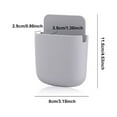 thumbnail image 2 of BE-TOOL Multifunctional Storage Box Wall Mounted Organizer for Remote Control TV Mobile Phone Case Holder 6 Color, 2 of 8
