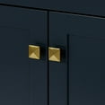 thumbnail image 2 of Ariel Hamlet 67 Inch Double Rectangle Sink Vanity With White Quartz Countertop W/ 1.5 Edge In Midnight Blue, 2 of 11