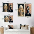 thumbnail image 4 of Designart "Retrofuturistic Man Portrait of the Future I" Man Framed Wall Art Set Of 2 - Glam Gold Frame Gallery Set For Office Decor, 4 of 6