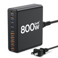 thumbnail image 1 of Estación de carga Aexhend USB C de 800 W con 10 puertos para MacBook Pro/Air, 1 of 6