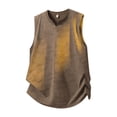 thumbnail image 2 of Seco Ajuste Tank Top Hombres Color Sólido V-Cuello Close-Fitting Fitness Top sin Mangas, Hombres Seco Ajuste Tank Tops para Gimnasio Y Correr, 2 of 8