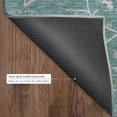 thumbnail image 5 of Addison Rugs Mayfield Premium Machine Washable Traditional Global Teal Rectangle Rug, 10' x 14', 5 of 6