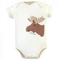 thumbnail image 6 of Touched by Nature Baby Boy Organic Cotton Bodysuits 5pk, Moose, 6-9 Months, 6 of 6