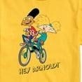 thumbnail image 3 of Hey Arnold! - Arnold and Gerald on Bike - Men's Short Sleeve Graphic T-Shirt, 3 of 5
