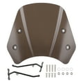 thumbnail image 3 of Motorcycle Windshield Motorcycle Windscreen Motorbike Wind Deflector Wind Screen For  Headlight Fairing Motorcycle Long Stents Windshield Windscreen Wind Deflector Fit For, 3 of 8