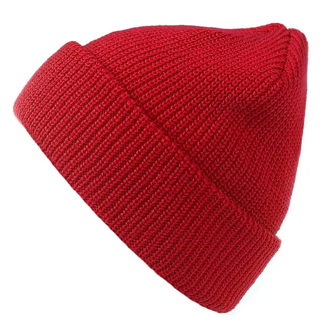Bangcool Cuffed Beanie Hat Ribbed Classic Solid Color Watch Cap Winter Hat for Men Women
