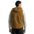 thumbnail image 5 of Wrangler Workwear Men's Durable Quilted Lined Hooded Duck Work Vest, Size S-5XL, 5 of 11