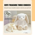 thumbnail image 3 of Rabbit Stuffed Animals Toy, Rabbit Keychain Plush Toys Doll, Rabbit Cute Plushies, Rabbit Stuffed Toys Bedtime Friend Christmas Gifts for Girls Boys Kids Children, 3 of 3