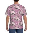 thumbnail image 2 of Rocae Rose Flowers for Men's Moisture-Wicking Crew Tee - T-Shirt for Sports, Outdoor Activities, and Casual WearX-Large, 2 of 9