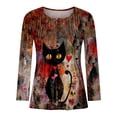thumbnail image 5 of Womens Shirts Long Sleeve Women's Tops Casual Dressy Pullover Tshirts Shirts My Items, 5 of 5