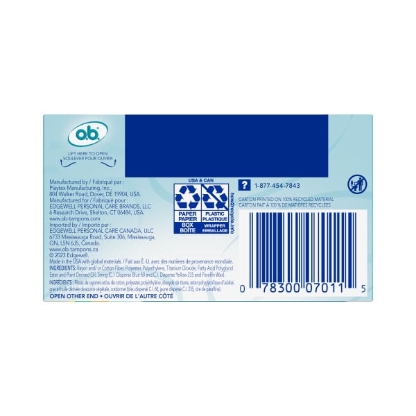 o.b. Tampons Ultra Absorbency Unscented, 40 Count - King Soopers