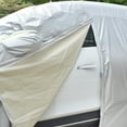 Pecham SUV Car Cover Waterproof with Side Door Zipper All Weather