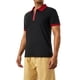 thumbnail image 5 of Sunloudy - Polo para hombre con cremallera de un cuarto, casual, manga corta, cuello de solapa, color en contraste, tops ajustados Sunloudy moda, 5 of 10
