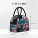 thumbnail image 2 of Balery Blue Lipped Pit Viper And Three Pink Roses Bolsa de Almuerzo para Mujeres, Caja de Almuerzo, Bolsa de Almuerzo Pequeña Impermeable, Tote de Almuerzo Reutilizable con Gran Capacidad, 2 of 6