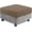 Brown, variant on Stretch Modular Storage Ottoman Cover, Jacquard Square Ottoman Slipcover Sectional Sofa Module Cushion Slipcover Folding Storage Foot Stool Cover (Grey,1pcs)