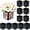 Black, variant on Table Photo Frames for Party and Event Decoration