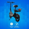 thumbnail image 3 of Scooter Eléctrico Vorago SC-400 velocidad máxima de 25 km/h negro con asiento, 3 of 4